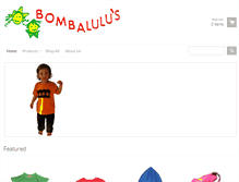 Tablet Screenshot of bombalulus.com